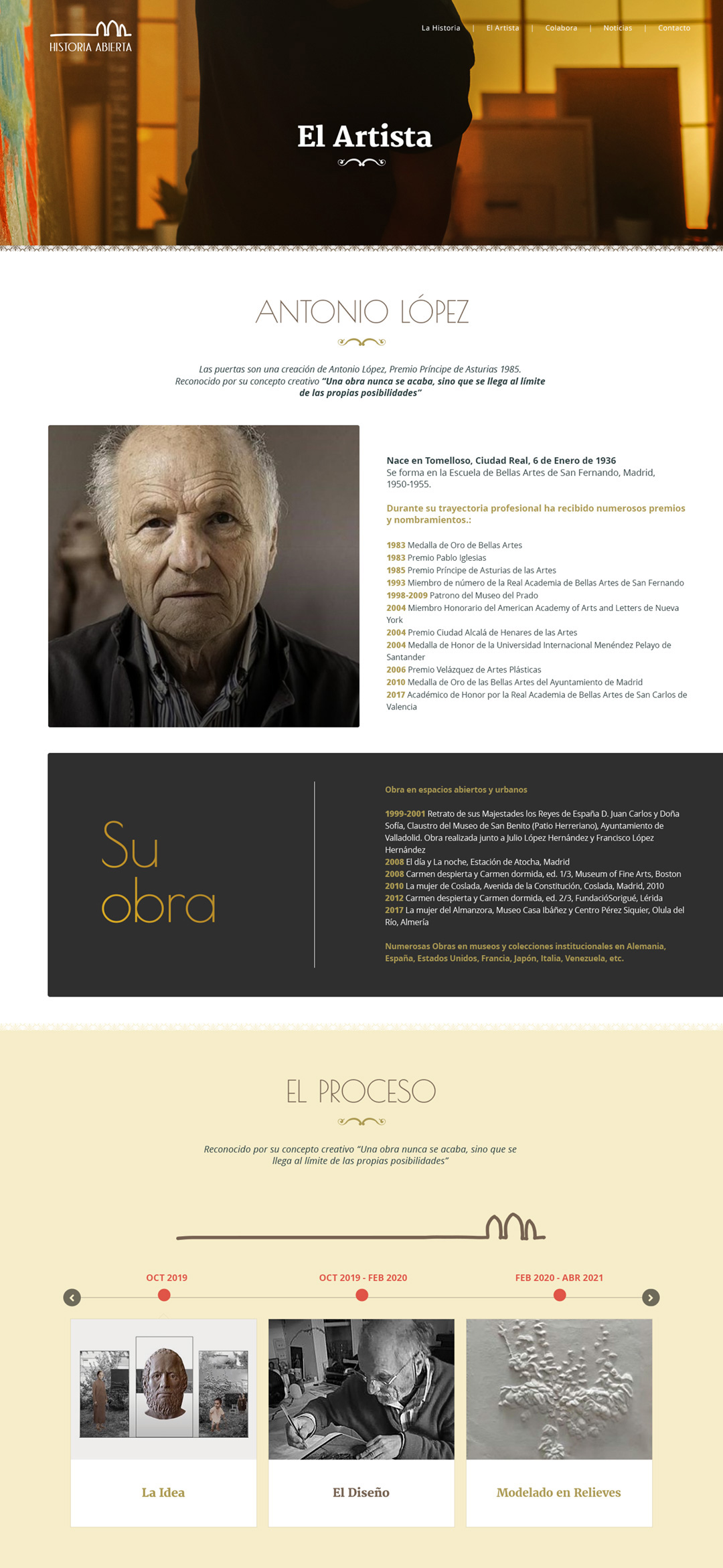 Diseño web Antonio López